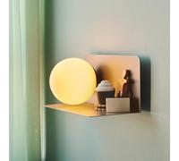 Nordlux Lilibeth Metal Wall Light Brown,plug In Or Mains