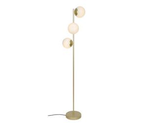 Nordlux Lilly Indoor Floor Lamp Brass Metal E14 Hand Blown Glass - Mains Powered, Ip20