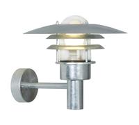 Nordlux Lonstrup 32 Large Outdoor Wall Light, Porch Lantern, Galvanized