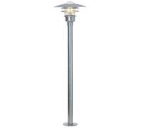Nordlux Lonstrup Outdoor Galvanized Steel Garden Post Coastal/marine Safe Silver,mains
