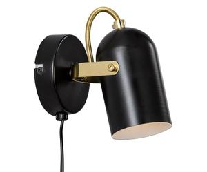 Nordlux Lotus Wall Light Black Metal Hallway E14 Switch Plug in/Mains