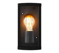 Nordlux Luchy Outdoor Wall Light/Exterior Light Black Metal, E27 10W Waterproof & Weather Resistant-Porch, Patio, Garden, Garage, or Entrance. IP44, Class 2 (Double Insulated)