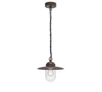 Nordlux Luxembourg Rusty Outdoor Pendant Light - Size: 24 x 27.5 x 24cm - Multi - Wilko
