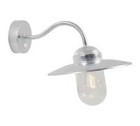Nordlux Luxembourg outdoor wall light, sensor, galvanised