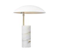 Nordlux Madem Marble Table Lamp Adjustable Shade White,mains