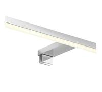 Nordlux Marlee 50 3000K Indoor Bathroom Wall Light/Wall Scones Silver Metal, Intergrated LED Waterproof -Bathrooms, Ensuites, and Washrooms. IP44, Class 2 (Double Insulated)