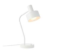Nordlux Matis Indoor Table Lamp/Desk Light White Metal, E27 15 W with On/Off Switch-Bedroom, Living Room, Kitchen, Office, Bedside or Study. IP20, Class 2 (Double Insulated)