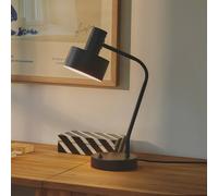 Nordlux Matis Indoor Living Dining Bedroom Table Lamp In Black (Diam) 12.5Cm