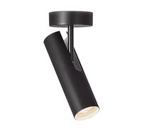 Nordlux MIB Indoor Ceiling Light Black Metal GU10 Adjustable Head - Hallway, Kitchen, Living Room Mains Powered, IP20