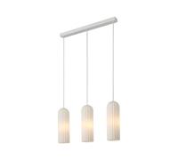 Nordlux Miella Indoor Rail Light White Glass E27 Fluted - Mains Powered, IP20 Nordlux White