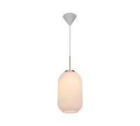 Nordlux Milford 20 Indoor Dining Living Kitchen Hallway Pendant In Opal White (Diam) 20Cm