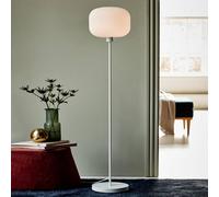 Nordlux Milford floor lamp with white glass lampshade