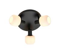 Nordlux Milford Mini 3-Rondel | Ceiling light | Black - 1