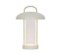 Nordlux Mirano Metal Table Battery Light 3-Level Dimming Beige,battery Led