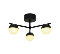Nordlux Modern Indoor Ceiling Light Black Metal G9 Hand Blown Glass - Mains Powered, IP20 Nordlux Black