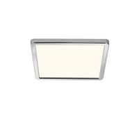 Nordlux Oja Indoor Ceiling Light Black Plastic Intergrated LED 3-Level Dimming - Bathroom, En-Suite, Kitchen Mains Powered, IP54 (Chrome)