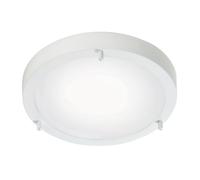 Nordlux Modern Indoor Ceiling Light White Glass E27 Bathroom Safe - Mains Powered, IP44-43 Nordlux White