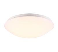 Nordlux Modern Indoor Ceiling Light White Metal Intergrated LED Bathroom Safe - Mains Powered, IP44 Nordlux White