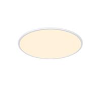 Nordlux Ojasmart Indoor Ceiling Light White Plastic Intergrated LED Smart - Hallway, Kitchen, Garage Mains Powered, IP20