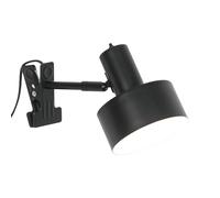 Nordlux Modern Indoor Clamp Lamp Black Metal E27 On-Fixture Switch - Mains Powered, IP20 Nordlux Black