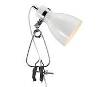 Nordlux Modern Indoor Clamp Lamp White Metal E14 Adjustable Head - Mains Powered, IP20 Nordlux White