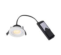 Nordlux Modern Indoor Downlight White Aluminium Intergrated LED Bathroom Safe - Mains Powered, IP44 Nordlux White