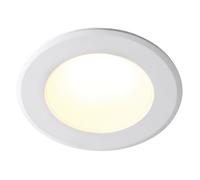 Nordlux Modern Indoor Downlight White Plastic Intergrated LED Insulation Safe - Mains Powered, IP20 Nordlux White
