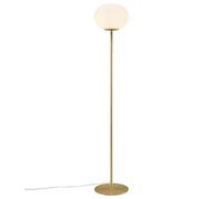 Nordlux Modern Indoor Floor Lamp Brass Glass E27 Hand Blown - Mains Powered, IP20 in Gold Nordlux Gold