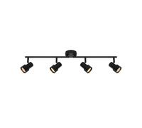 Nordlux Modern Indoor Metal 4 Adjustable Heads Black Mains Powered, IP20 Nordlux Black