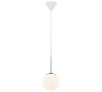 Nordlux Modern Indoor Pendant Light White Glass E27 Hand Blown Glass - Mains Powered, IP20 Nordlux White