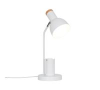 Nordlux Modern Indoor Table Lamp White Metal E27 Pen & Phone Holder - Mains Powered, IP20 Nordlux White
