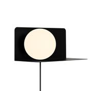 Nordlux Modern Indoor Wall Light Black Metal E14 Shelf - No, IP20 Nordlux Black