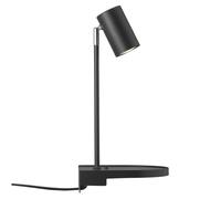 Nordlux Modern Indoor Wall Light Black Metal GU10 Shelf - No, IP20 Nordlux Black
