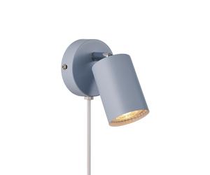 Nordlux Modern Indoor Wall Light Blue Metal GU10 Adjustable Head - No, IP20 Nordlux Blue