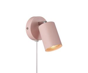 Nordlux Modern Indoor Wall Light Pink Metal GU10 Adjustable Head - No, IP20 Nordlux Pink