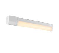 Nordlux Modern Indoor Wall Light White Aluminium Intergrated LED On-Fixture Switch - Mains Powered, IP44 Nordlux White