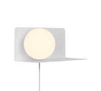 Nordlux Modern Indoor Wall Light White Metal E14 Shelf - No, IP20 Nordlux White