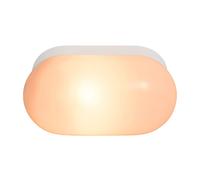 Nordlux Modern Indoor Wall Light White Plastic E27 Bathroom Safe - Mains Powered, IP44 Nordlux White
