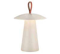 Nordlux Ara To-Go rechargeable LED table lamp, aluminium, sand