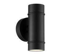 Nordlux Modern Outdoor Wall Light Black Aluminium GU10 Weatherproof - Mains Powered, IP54 Nordlux Black