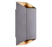 Nordlux Modern Outdoor Wall Light Black Aluminium GU10 Weatherproof - Mains Powered, IP54 Nordlux Black