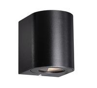 Nordlux Modern Outdoor Wall Light Black Aluminium Intergrated LED Coastal/Marine Safe - Mains Powered, IP44 Nordlux Black