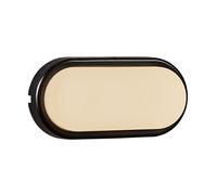 Nordlux Modern Outdoor Wall Light Black Plastic Intergrated LED Ceiling or Wall Mounting - Mains Powered, IP54 Nordlux Black