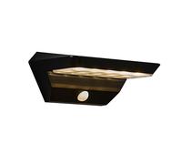 Nordlux Modern Outdoor Wall Light Black Plastic Sensor SolarLed 30, 000hrs - Battery, IP44 Nordlux Black