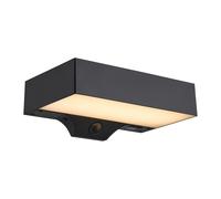 Nordlux Monay Square Solar | Wall light | Black - 1