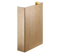 Nordlux Modern Outdoor Wall Light Brass Brass Intergrated LED Coastal/Marine Safe - Mains Powered, IP54 in Gold Nordlux Gold