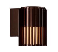 Nordlux Modern Outdoor Wall Light Brown Aluminium E27 Coastal/Marine Safe - Mains Powered, IP54 Nordlux Brown