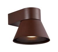 Nordlux Modern Outdoor Wall Light Brown Aluminium GU10 Dark Sky - Mains Powered, IP54 Nordlux Brown