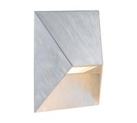 Nordlux Modern Outdoor Wall Light Silver Galvanized steel GU10 Coastal/Marine Safe - Mains Powered, IP54 Nordlux Silver