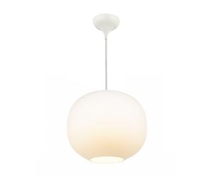 Nordlux Navone Indoor Pendant Light White Glass E27 Hand Blown Glass - Mains Powered, IP20 Nordlux White